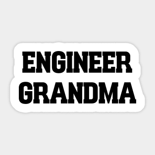 Engineer grandma Sticker